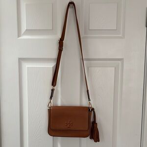 Tory Burch Tan Leather Crossbody Bag
